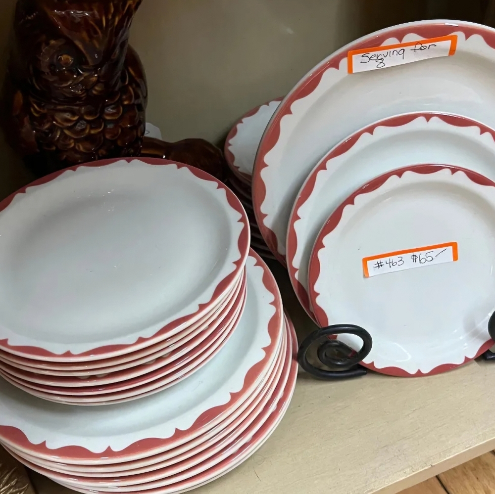 Vintage Restaurant Dishes
